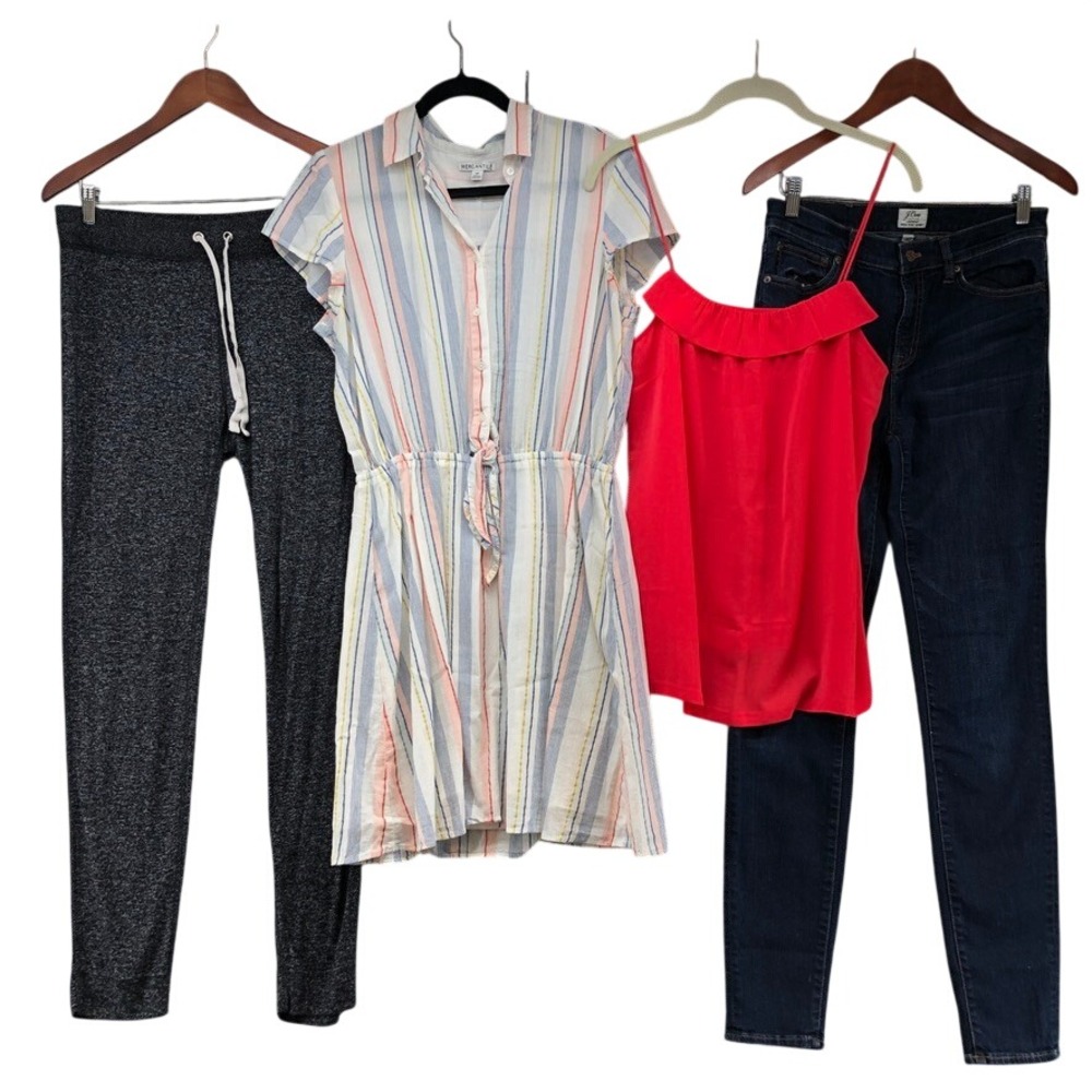 J. Crew Outfit Lot Womens 10 Medium 28 Tall Classic Preppy Office Capsule